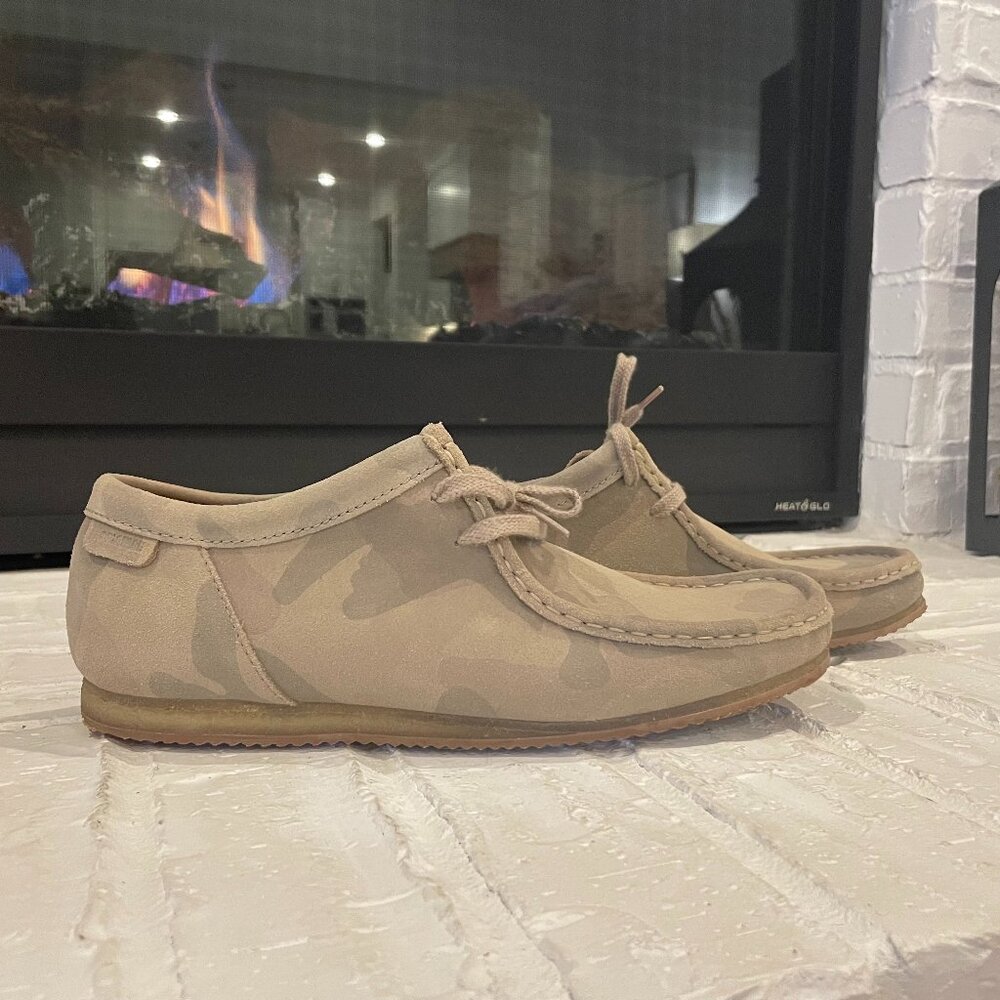 Clarks Camo Wallabees